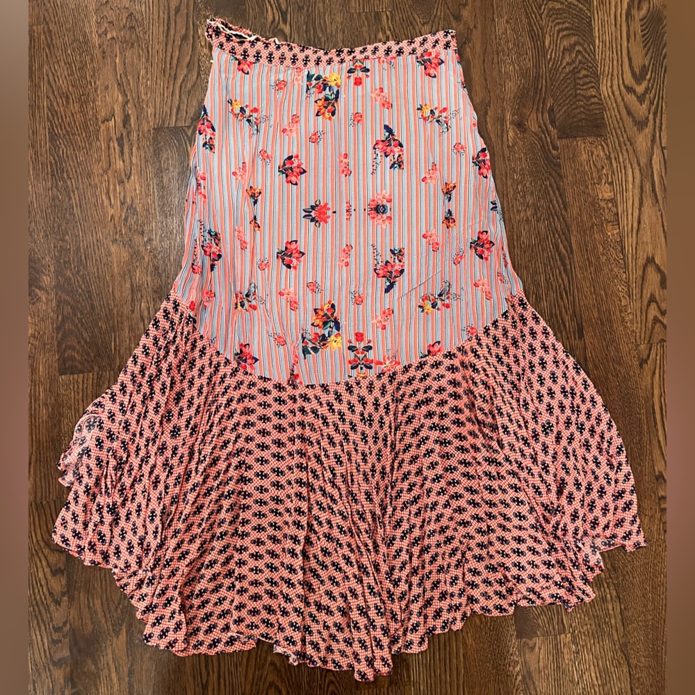 Annthropologie “Bhanuni by Jyoti” Layered Ruffled Skirt - Picture 4 of 4